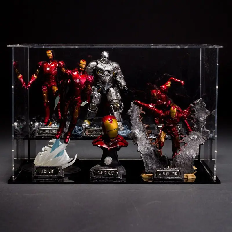 Marvel Железный человек MK1 MK3 6 шт./компл. Мстители Бесконечная война статуя