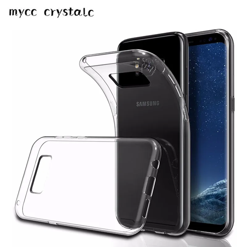 Ультратонкий Прозрачный мягкий чехол из ТПУ для Samsung Galaxy S3 S4 S5 S6 S7 Edge S8 S9 A6 A8 + Plus J4 J6