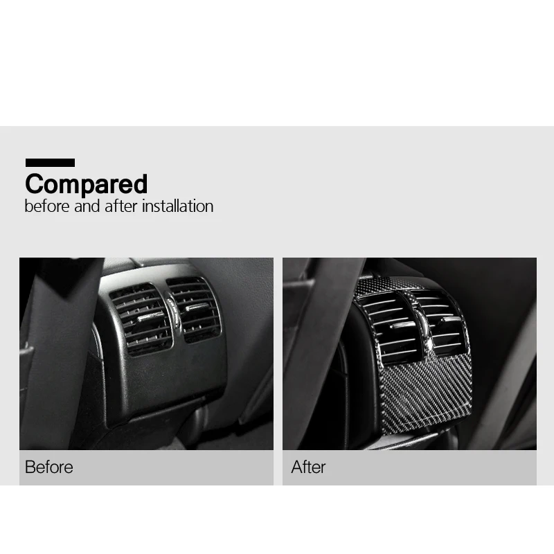 Выхлопной трубы из углеродного волокна для Mercedes Benz C Class W204 2007-2013 автомобильный