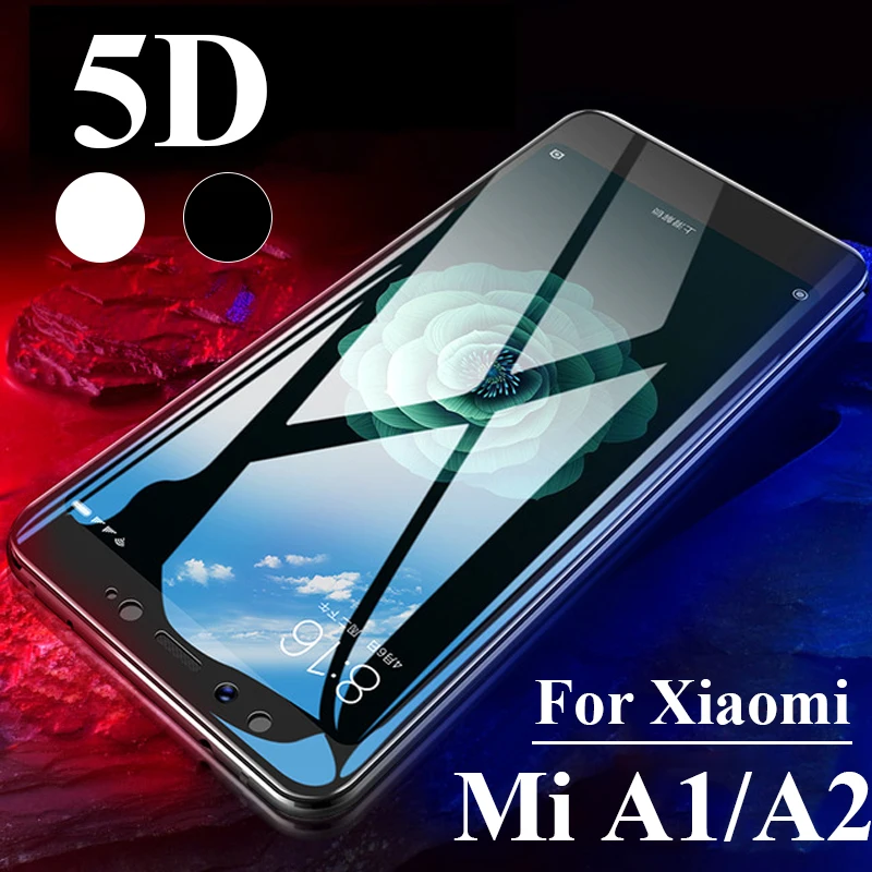 5D Защитное стекло для xiaomi mi a2 lite ksio a1 6 6x xiaomei xio 5x Защита экрана xao a 1 2 закаленное