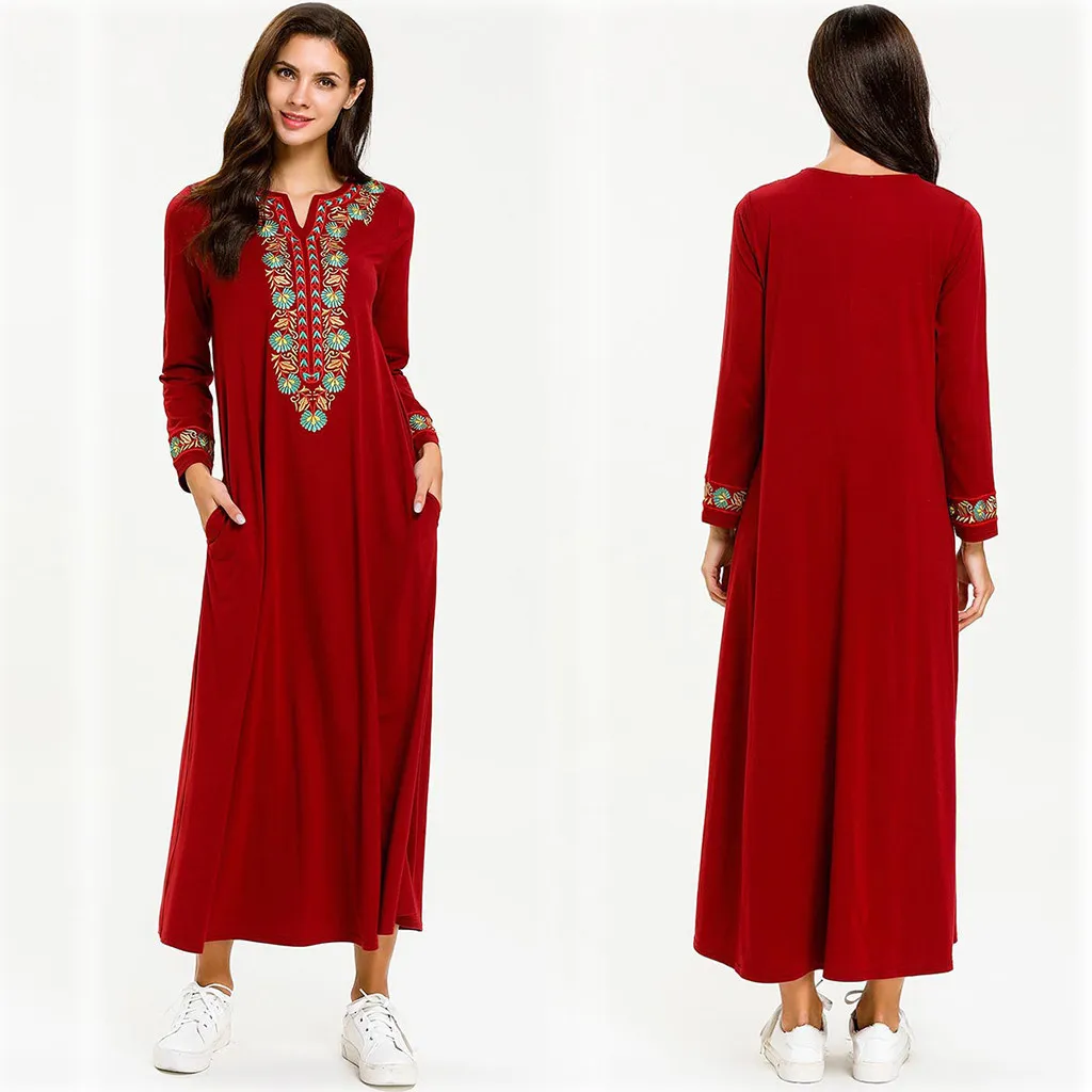 Топы для девочек платье vestido женский мусульманский халат одежда Abaya Арабский