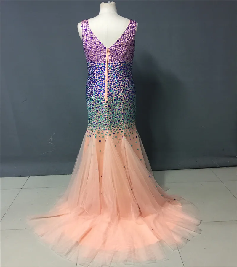 Блестящие 2018 горячая Распродажа платья для возлюбленной Robe de Soiree с без рукавов
