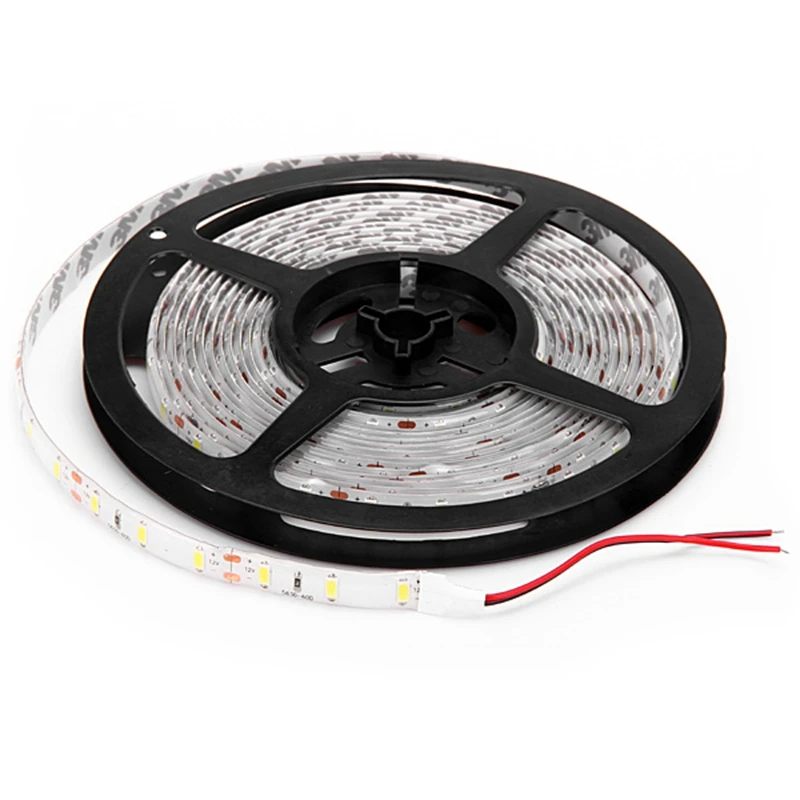 5630 5730 Светодиодная лента 12v 5m Водонепроницаемая полоса Гибкая Диодная 300led