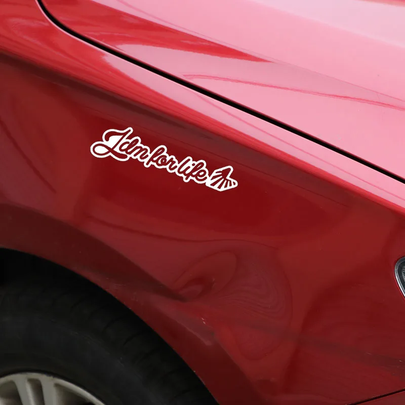 

YJZT 15.2X4CM FOR LIFE JDM Vinyl Decal Car Sticker Personality Decor Black/Silver C26-0227
