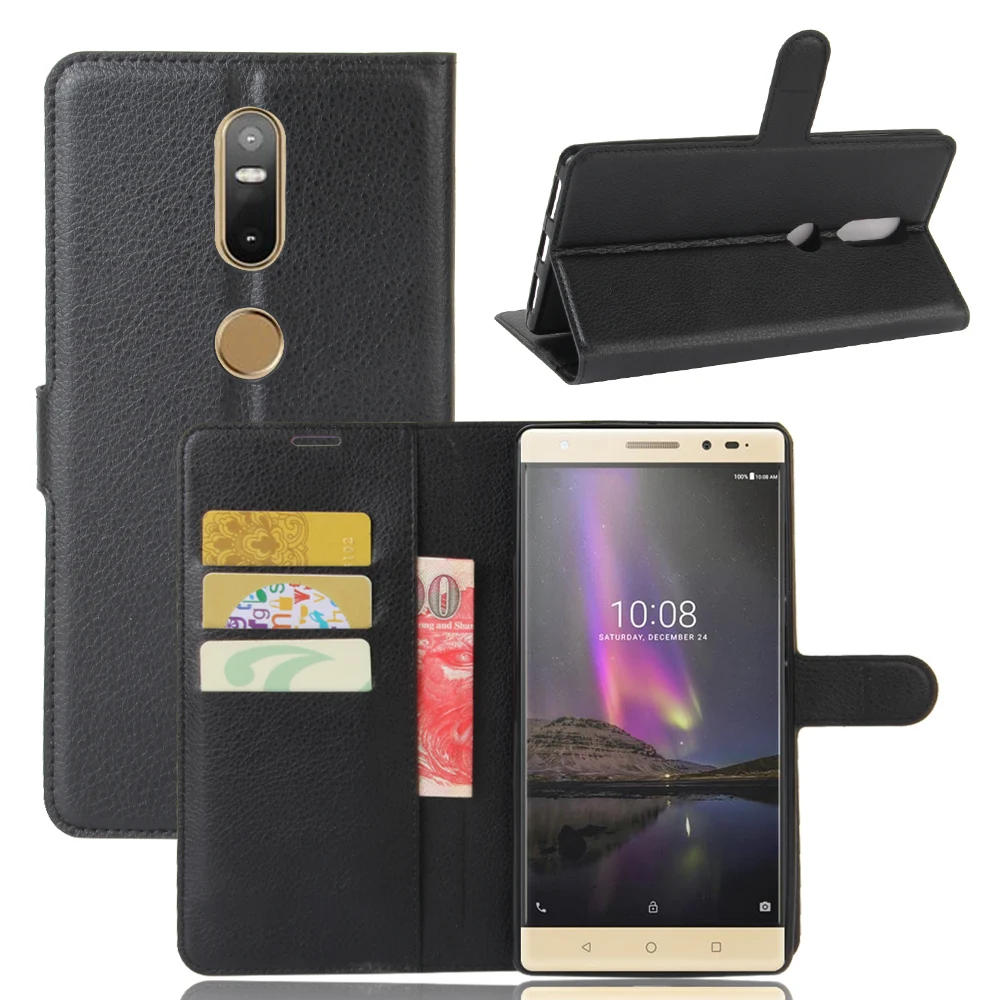 Новинка 2017 чехлы для телефонов Lenovo Phab 2 plus 100 шт./лот кожаный чехол-кошелек в