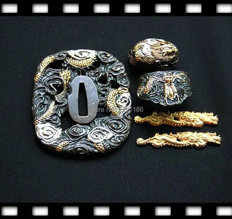 Высокое качество DIY установка медная защита Tsuba для японских Катана Меч аксессуар