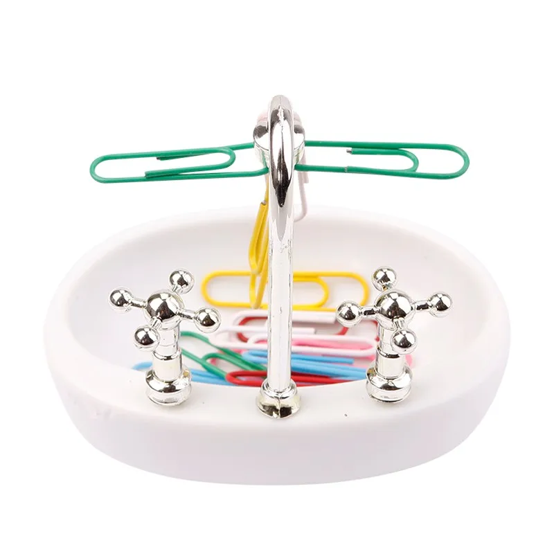 BGCS-Paper Clip Holder - Kitchen Sink Design | Канцтовары для офиса и дома