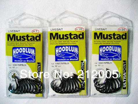 Высококачественные качественные крючки MUSTAD с бородкой рыболовные из