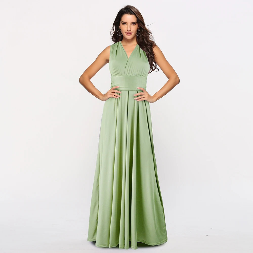 Новые пикантные Для женщин Boho Maxi Клубное Бандажное платье длинное Вечерние Multiway