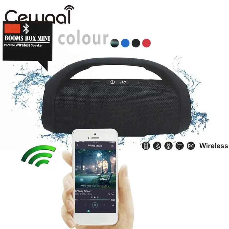 Мини бумбокс беспроводной Bluetooth динамик звуковая коробка радио MP3 музыкальный