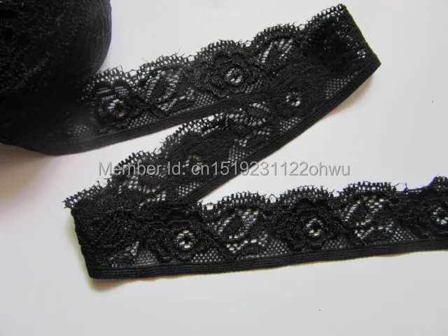 Оптовая продажа 10 ярдов красивая Высококачественная вышитая эластичная