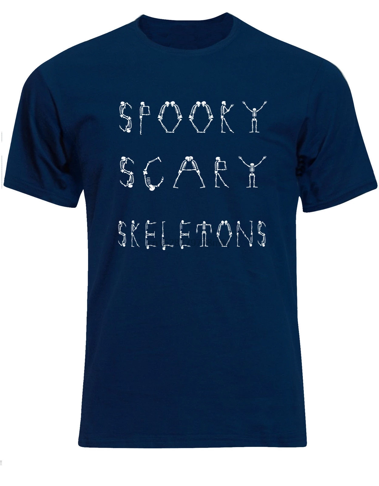 Мужская футболка с принтом страшные скелеты для Хэллоуина и танцев Meme AE84 крутая