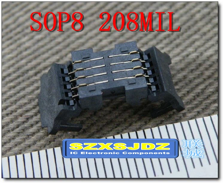 2 шт. SOP8/SOP16 deck SPI FLASH держатель для карт 8pin/16pin коннектор 1 27 150MIL 208MIL 300MIL|Соединители|
