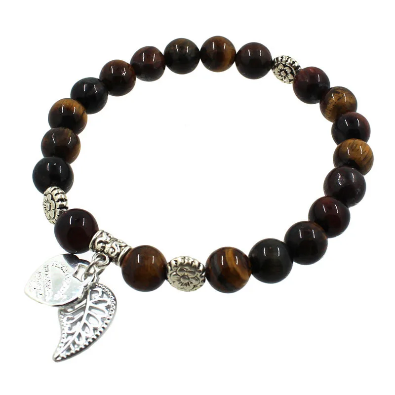 [Jimore] Шарм Сердце лист кулон браслет для Для мужчин наручные ювелирные изделия