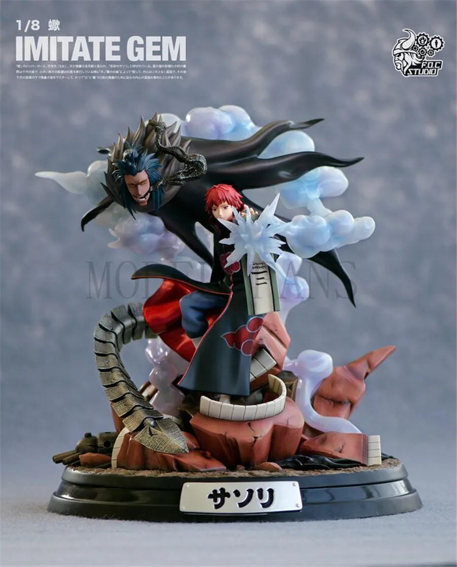 Модель фанатов FOC NARUTO Akatsuki Akasuna no Sasori Боевая осанка GK статуя из смолы фигурка для коллекции рукоделия