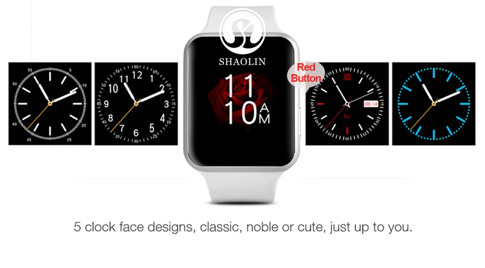 Bluetooth Смарт-часы серии 4 Смарт-часы чехол для Apple iOS iPhone Xiaomi Android смартфон samsung Apple Watch(красная кнопка