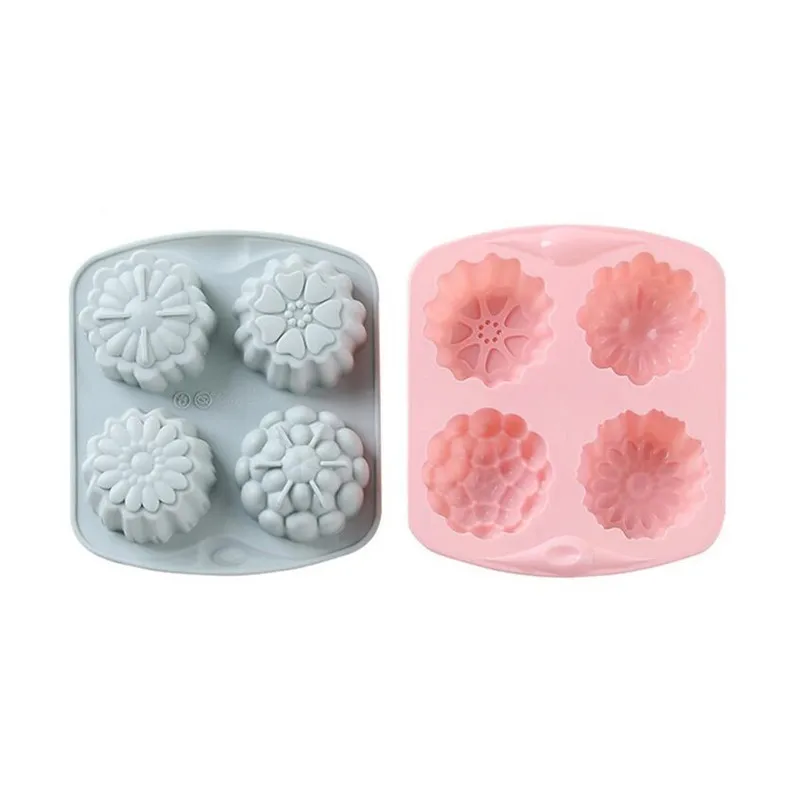3D Цветочная силиконовая форма инструменты для украшения тортов мыла шоколадная