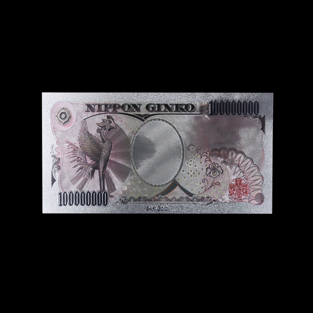 Банкноты из золотой фольги 10 шт./компл. 24 К купюра Япония сто миллионов иен сбор