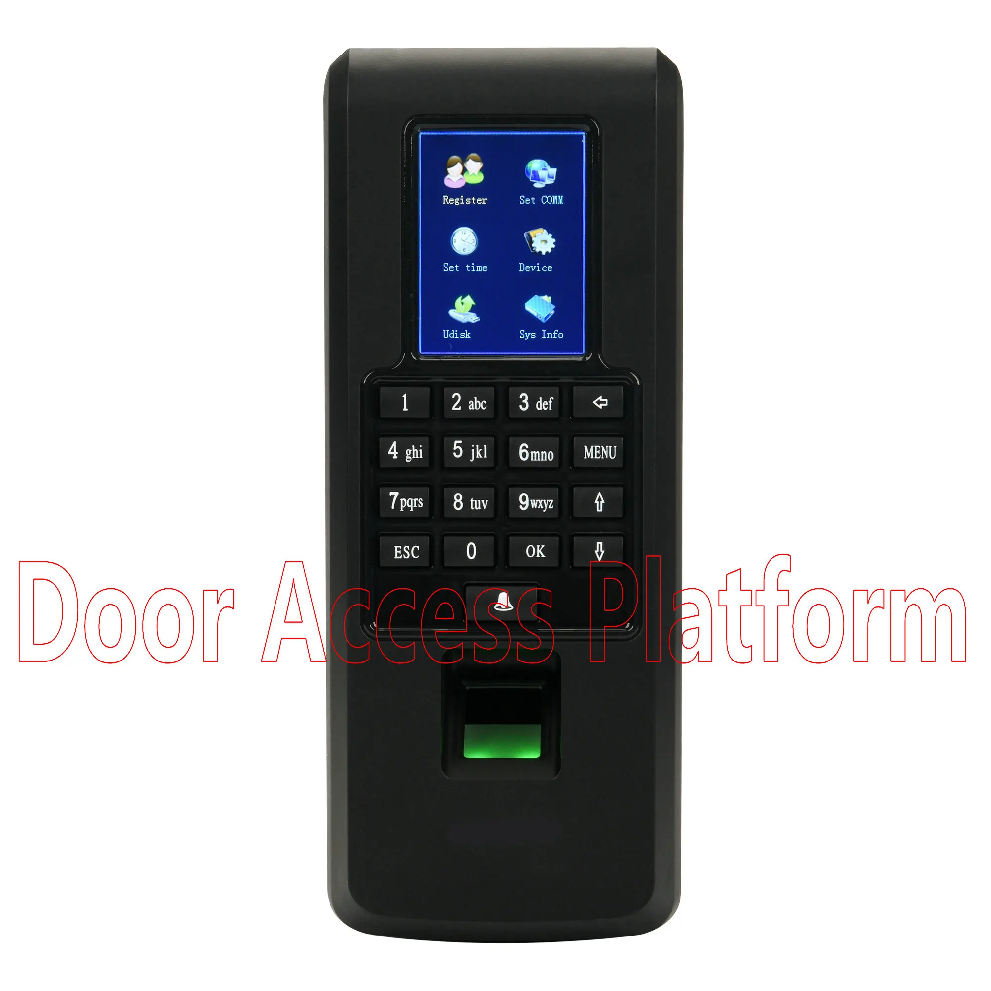2019 Новинка 4 двери 3000 пользователя TFT lcd цветной экран Клавиатура/считыватель
