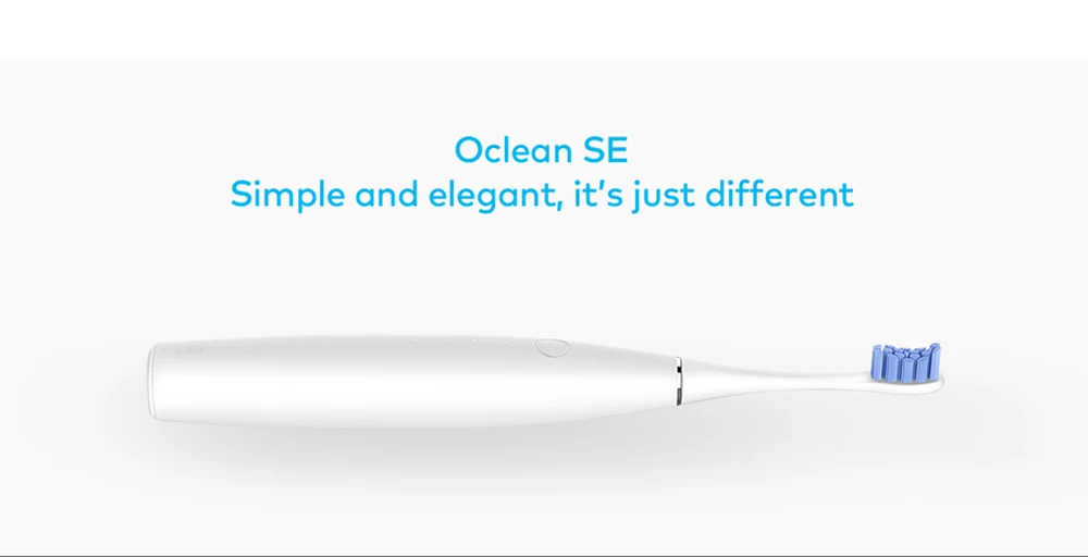 Оригинальная перезаряжаемая звуковая электрическая зубная щетка Oclean SE с 3 щетками и 1 настенным держателем для ухода за зубами