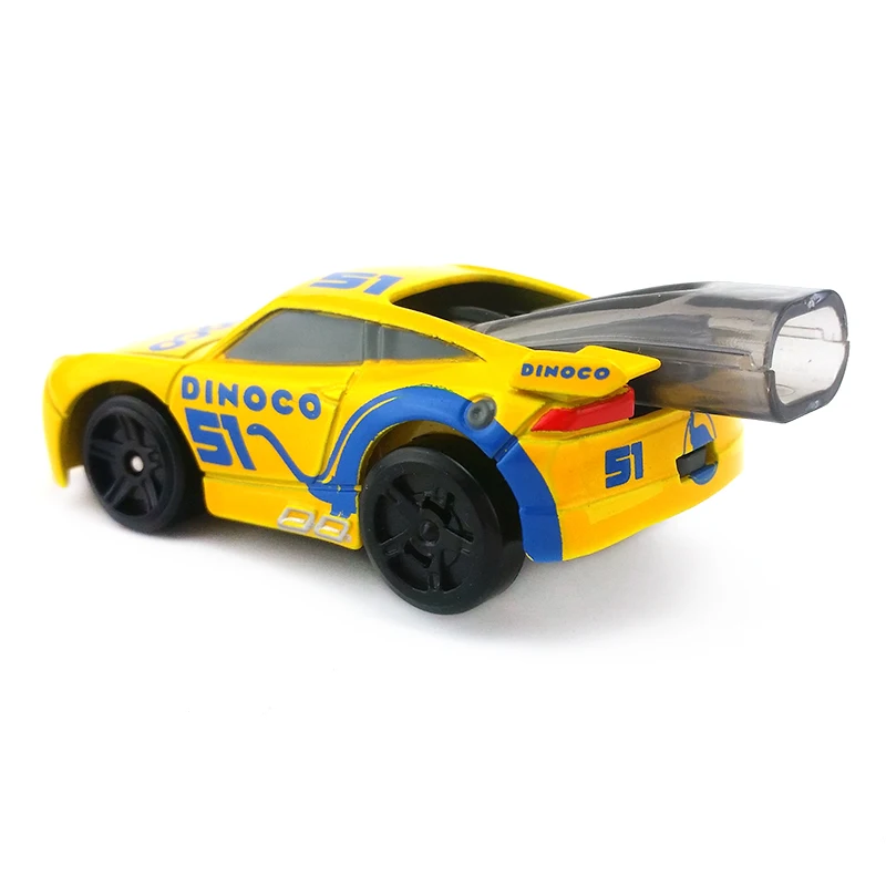 Disney Pixar Cars 3 Dinoco Cruz Ramirez свисток с красочной лентой 1:55 литая металлическая игрушка