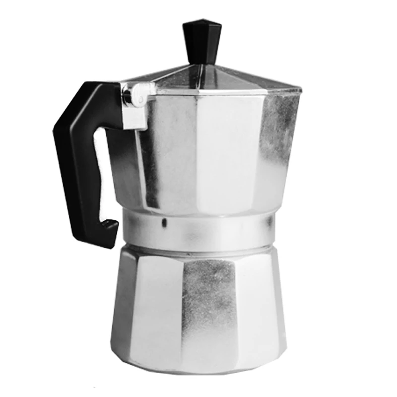 Алюминиевый горшок для мокко OBR 120 мл Мини Серебряные чайные кофейники питьевые