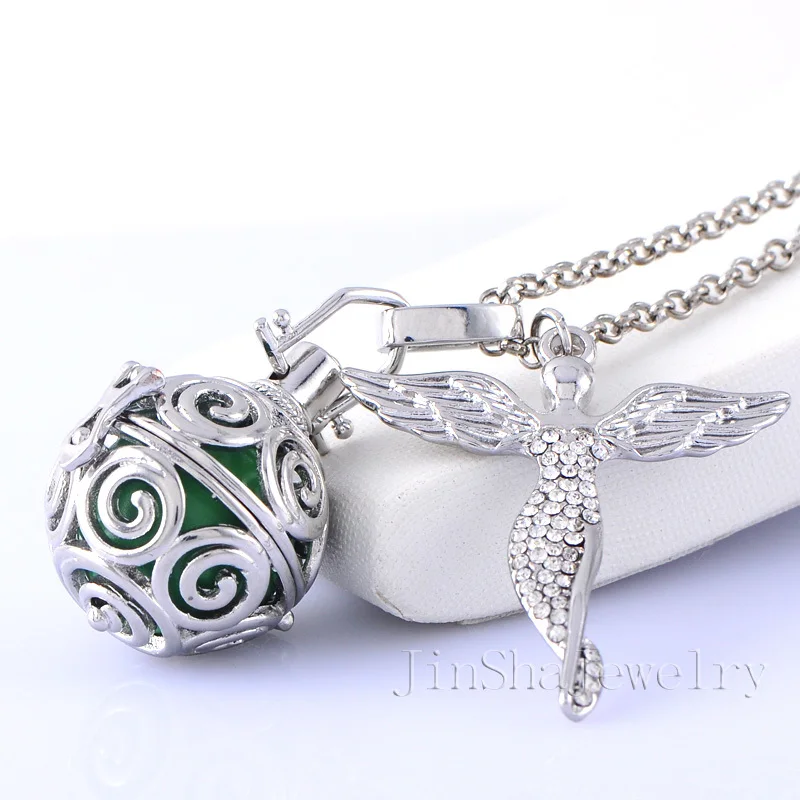 (10PCS/Lot)Harmony Wholesale Balls Angel Bola Pendant Meaning For Baby Pregnancy Gift (JSHB2024-91) | Украшения и аксессуары