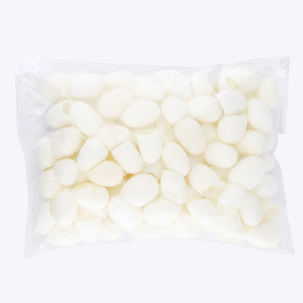 100 шт/партия Женский свежий натуральный Шелкопряд кокон красота и здоровый уход