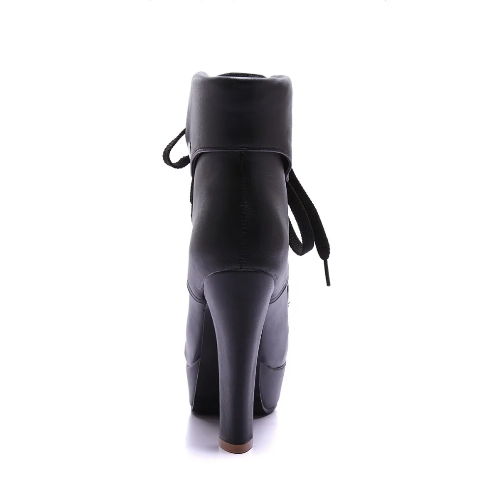 Ботильоны женские на платформе ботинки мартинсы высоком устойчивом каблуке