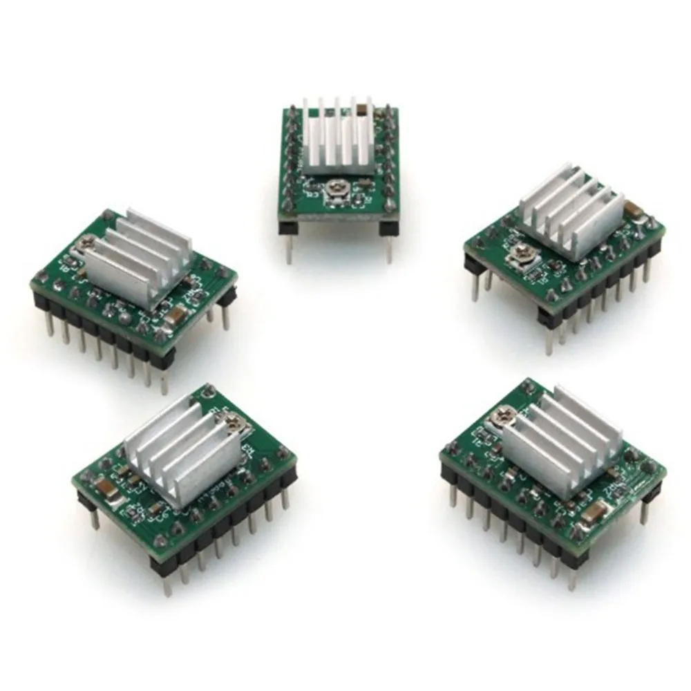 Ramps 1 4 A4988 Драйвер шагового двигателя 3D принтеры части с теплоотводом наклейка