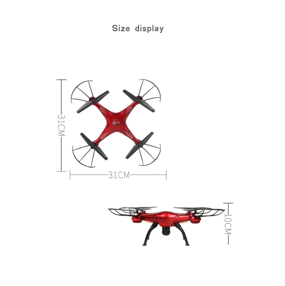 LIDIRC L15 720P HD камера 2 4G 4CH 6 осевой Wi Fi FPV Радиоуправляемый Дрон вертолет Квадрокоптер