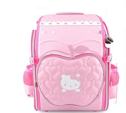 Школьные сумки hello kitty для девочек; Милые Водонепроницаемые рюкзаки; детские школьные сумки; детские сумки для книг; костюм; сумка; mochila escolar - Цвет: Синий