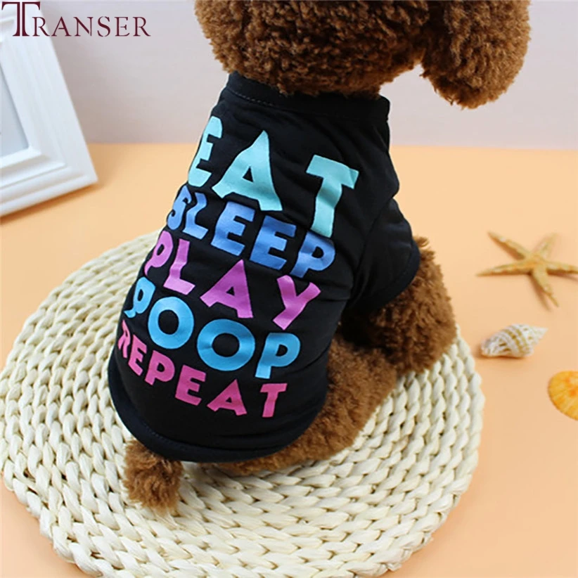 Футболка Transer с надписью EAT SLEEP PLAY футболка принтом повторных букв летняя одежда