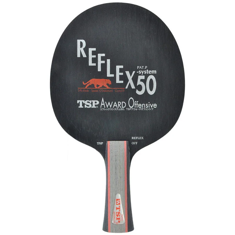 TSP Reflex 50 Award мощное лезвие для настольного тенниса (5 слоев быстрая атака) ракетка