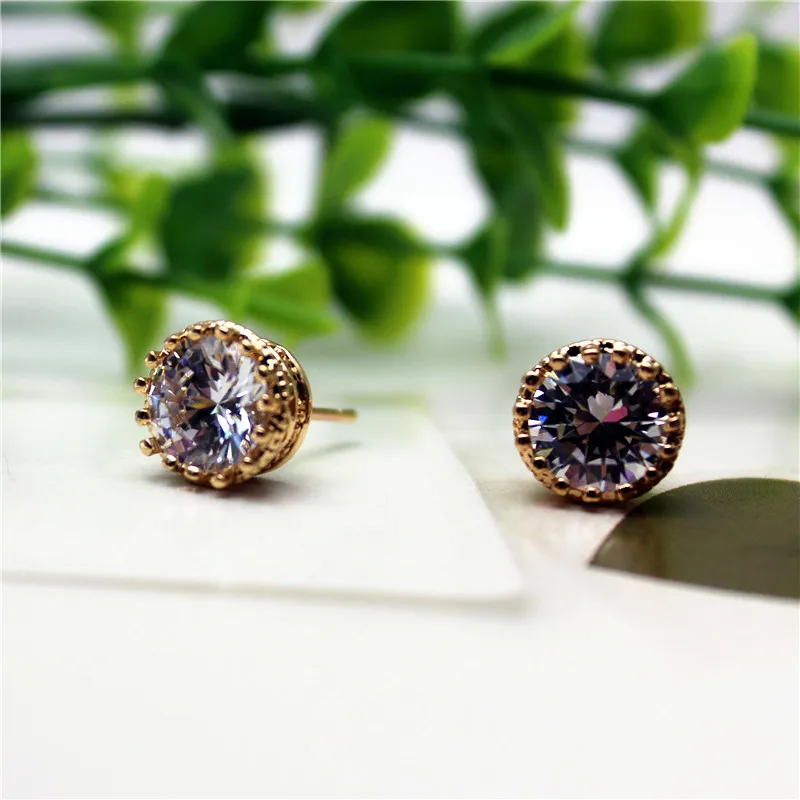 Лидер продаж классический дизайн модная брендовая бижутерия простые круглые