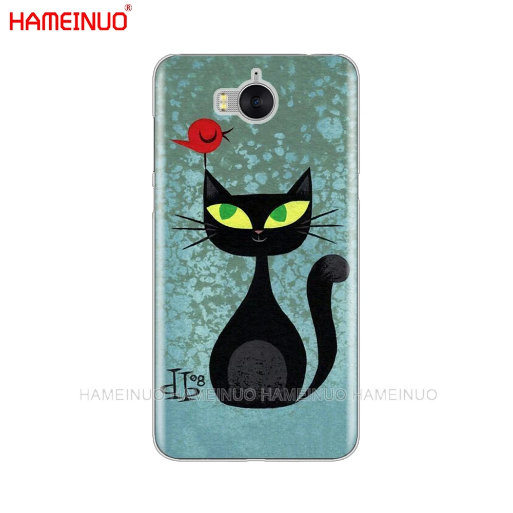 HAMEINUO Милый Забавный чехол для сотового телефона с котами huawei honor 3C 4X 4C 5C 5X 6 7 Y3 Y6 Y5 2