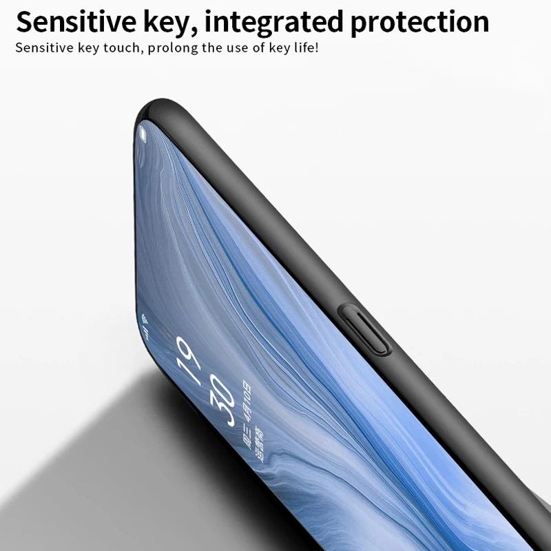 Ultra Slim Hard PC Case For OPPO Reno 10x Zoom Phone Cover Matte Plastic Finger Ring Holder for Stardard shockproof |