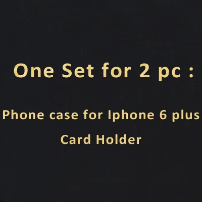 For Iphone 6 plus Hiram Beron сделай свой собственный бумажник для карт чехол croco с узким карманом для карт Рождественский подарок Прямая поставка - Цвет: For Iphone 6 plus