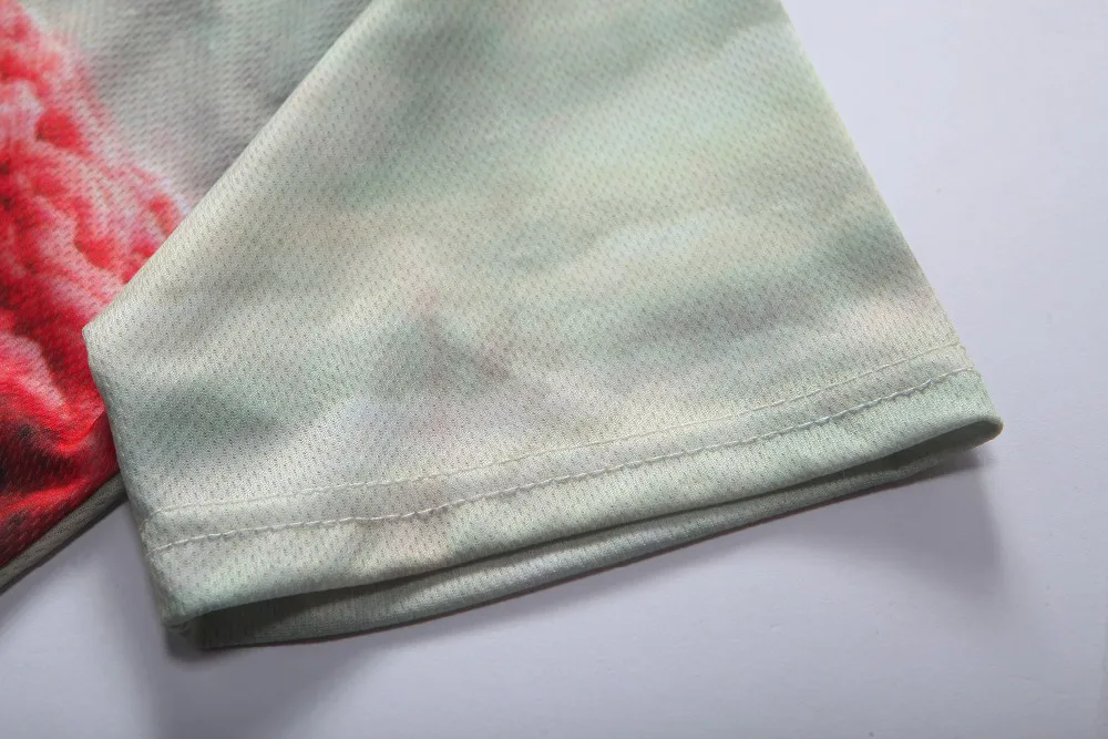 Высокое качество модные взрыв атомной бомбы с 3D Футболки панк футболка короткими