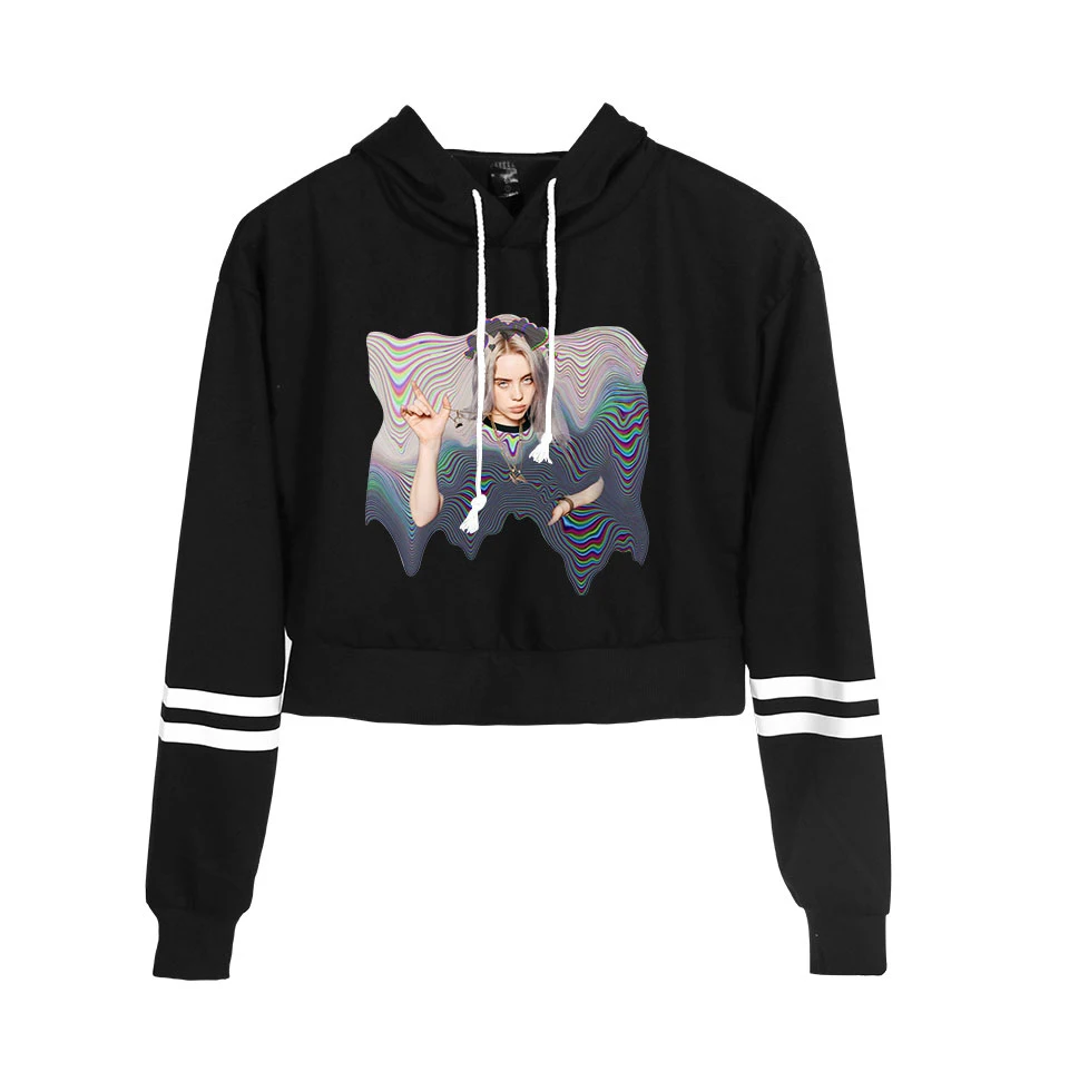Billie Eilish/модный уличный облегающий пуловер толстовка в стиле хип хоп Повседневная