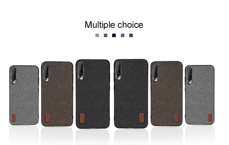 Для xiaomi mi 9 чехол MOFI для xiaomi mi 9 задний тканевый чехол для xiaomi mi 9 SE мягкий полный Чехол mi 9 деловой матовый чехол