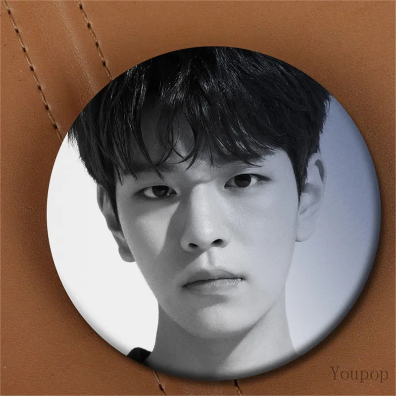 Youpop KPOP бродячий Детский Мини 3-й альбом I am You StrayKids MINHO CHANG BIN значок с фото булавки броши для одежды шляпа рюкзак - Окраска металла: SEUNGMIN