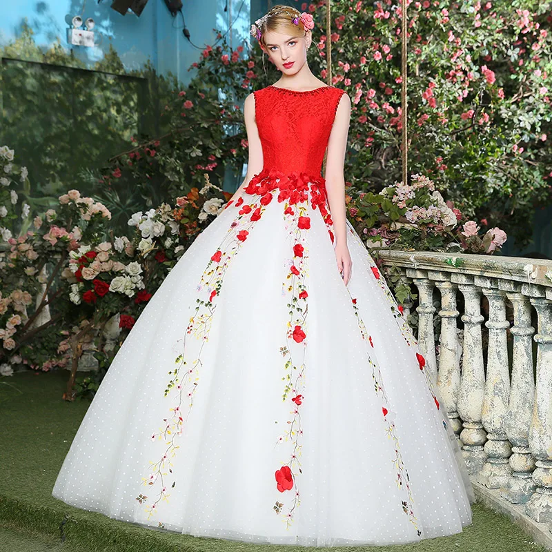 Sweet Quinceanera Dresses 2019 Charming Flowers Appliques Ball Gown 16 Debutante Gowns Hot Sale Vestidos De 15 Anos | Свадьбы и