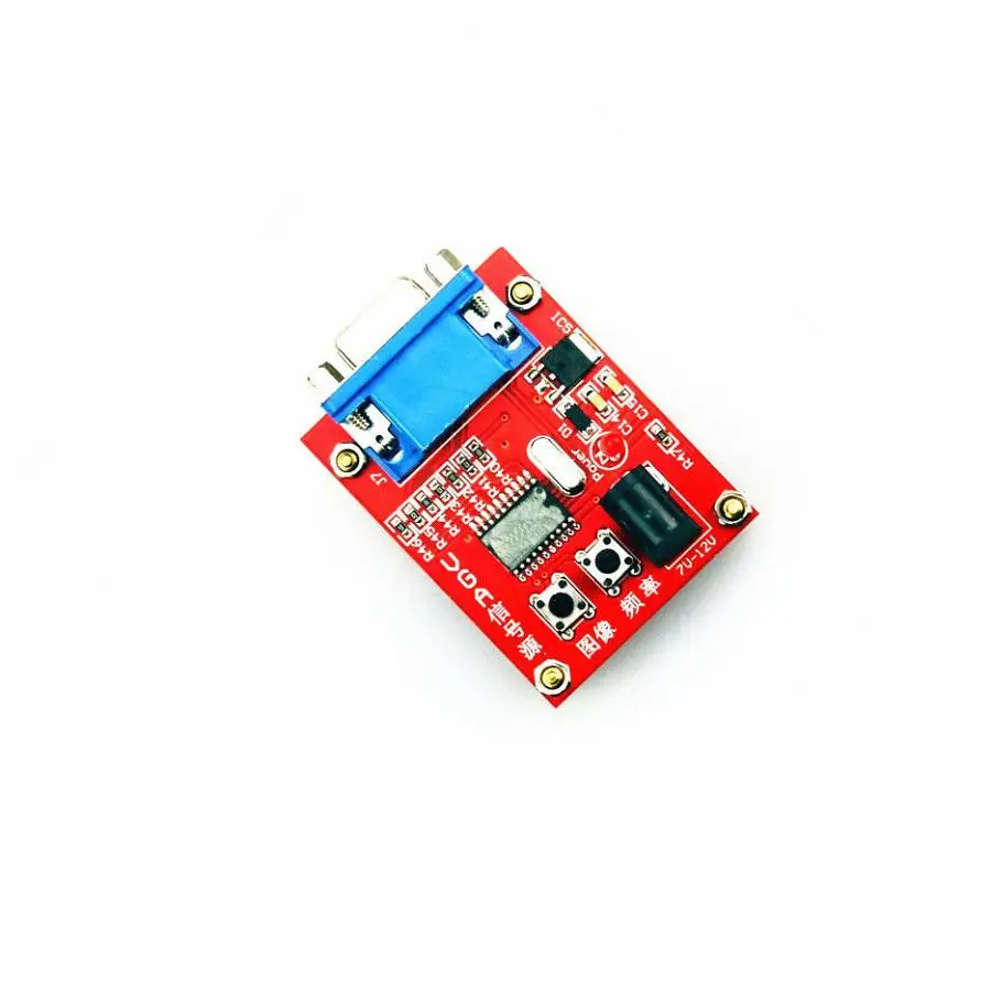 AKDSteel 1 шт. Vga генератор сигналов ЖК Дисплей тестер 7 V-12 V Мощность Вход