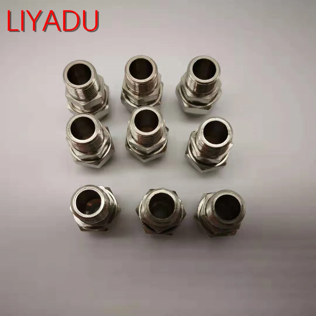 PC4 6 8 мм трубчатая трубка to-M8 M10 M12 M14 trachea Быстрый винтовой соединитель медные пневматические компоненты быстрый поворот соединения ПК