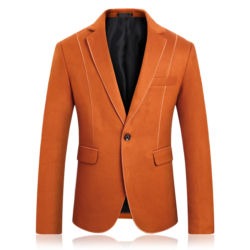 Приталенные блейзеры для мужчин высокое качество мужские костюмы жениха