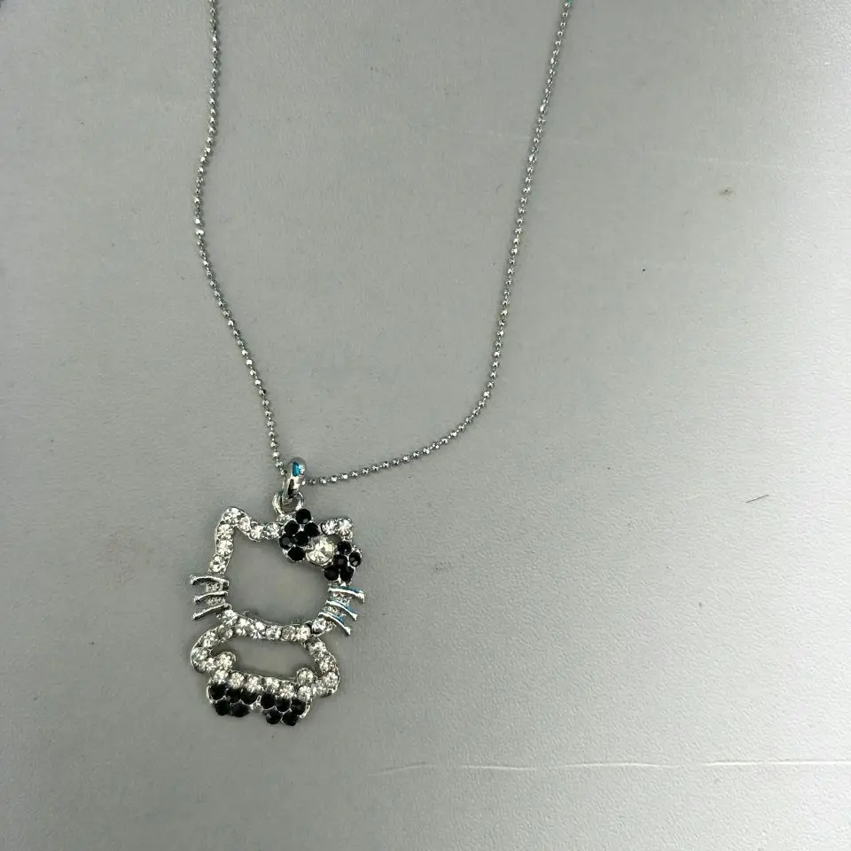 Цепочки и ожерелья cat Jewelry Bojiux Нержавеющая сталь цепи Цепочки и Ожерелья Подвески милый котенок кошка Цепочки и ожерелья s Модные украшения для женщин