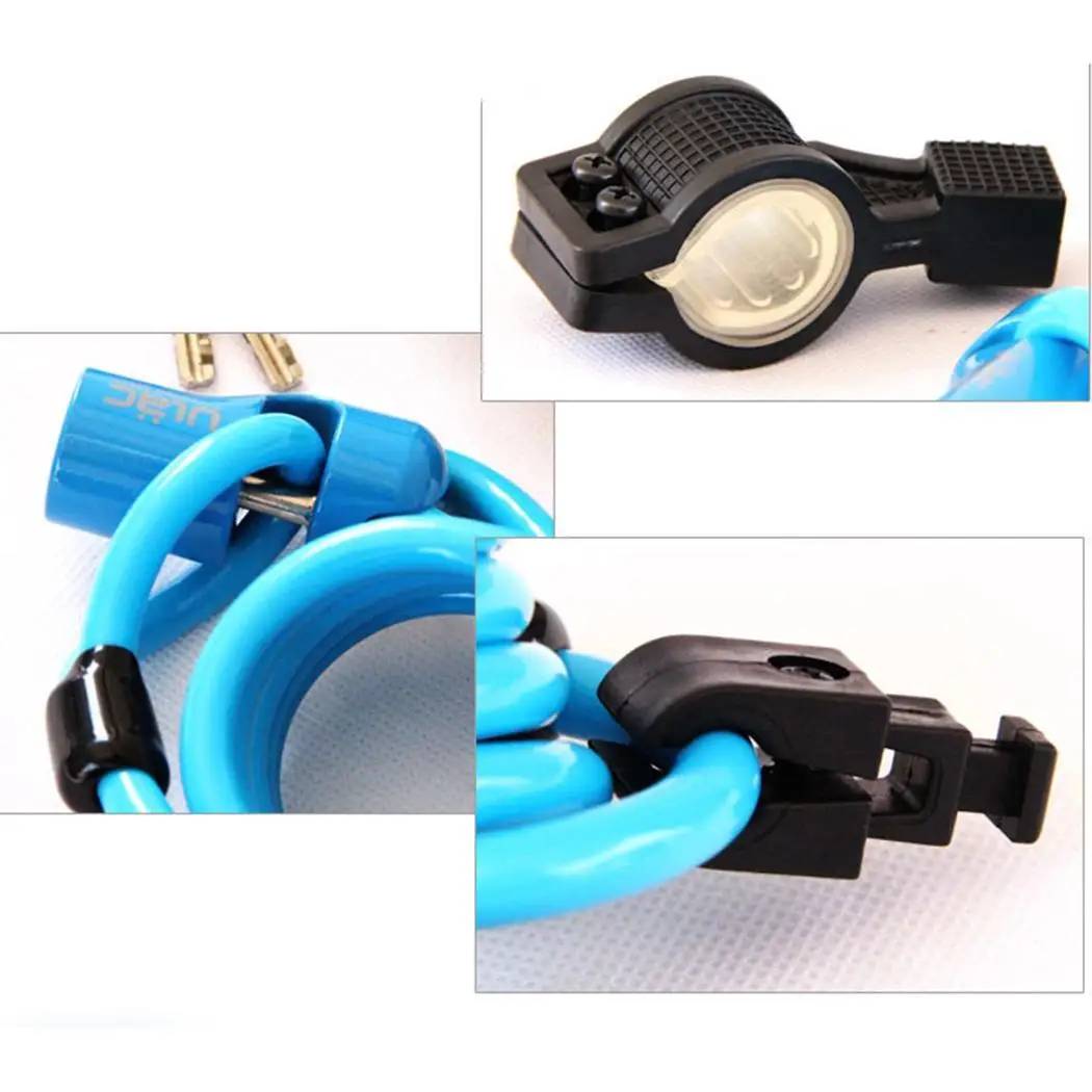 Замок на колесо велосипеда 2 клавиши Противоугонный мотоцикл безопасности