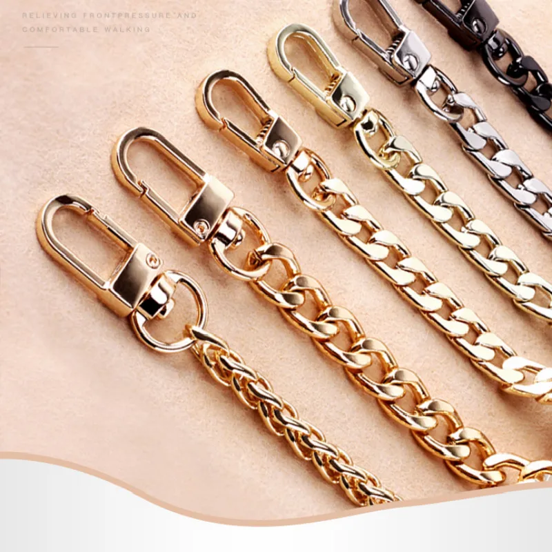 

drag chain for bag pet chains black silver golden L 120cm free shipping