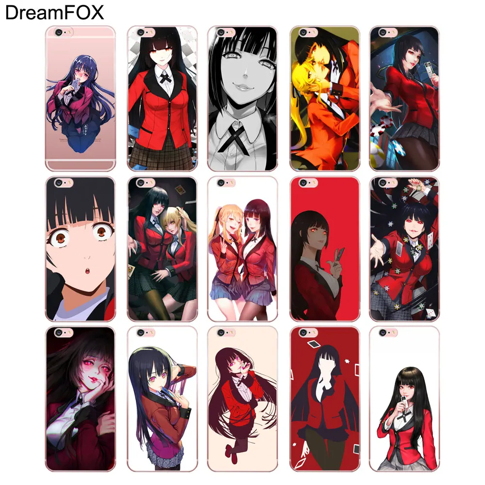 M518 Kakegurui Мягкий ТПУ силиконовый чехол для Apple iPhone 11 Pro XR XS Max 8X7 6 6S Plus 5 5S SE 5C 4 4S |